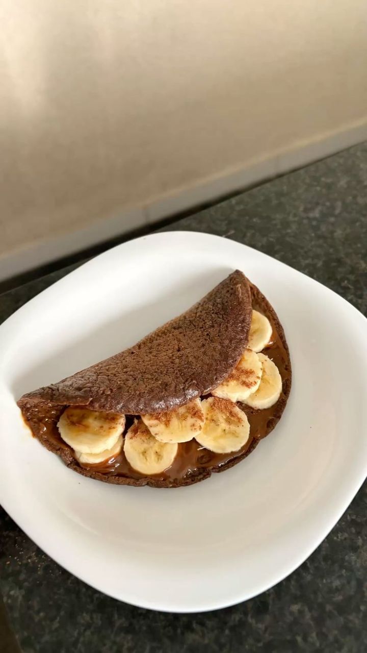 Panqueca fit de banana